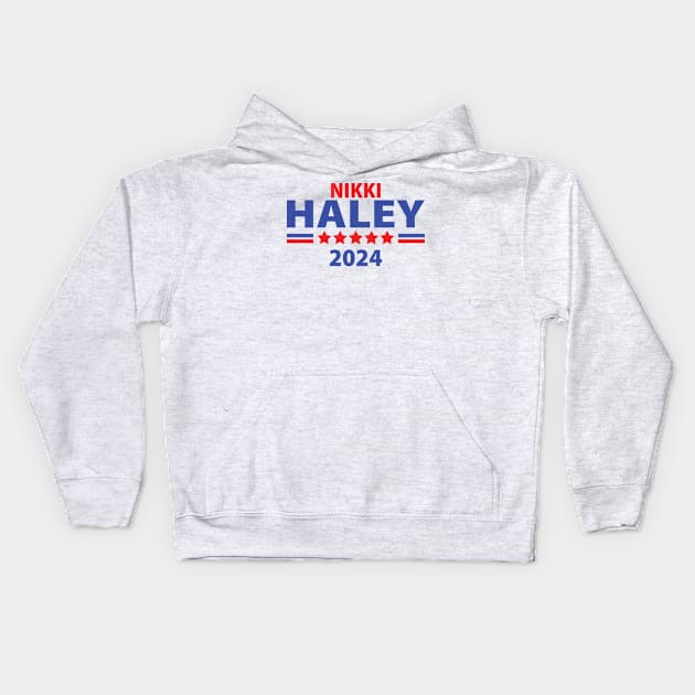 Nikki Haley President for President 2024 Kids Hoodie by S-Log